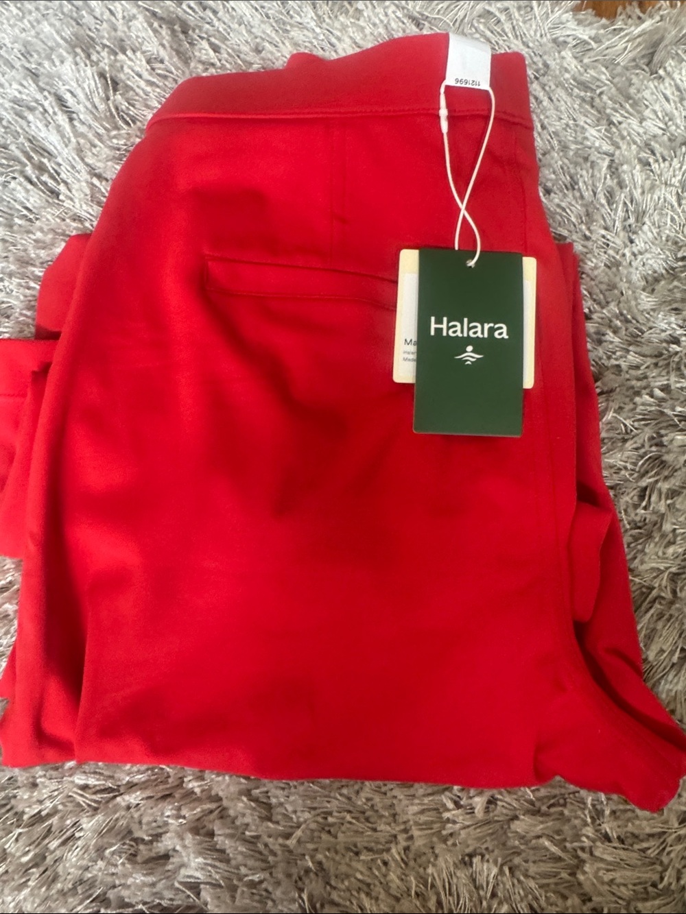 HALARA Red High-Waist Leggings
